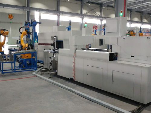 ماكينة تحزيم وتغليف شرنك للفة الكابل الآلية