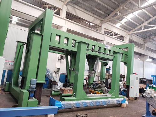 ماكينة فك ولف بكرة الأسلاك نوع بوابة المحور المعلق